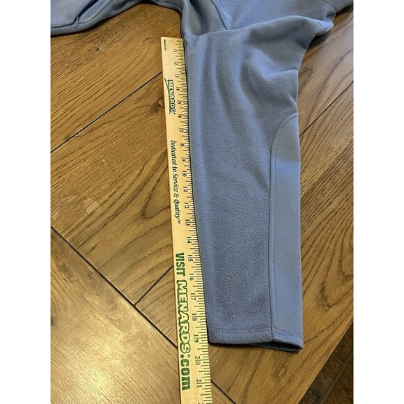 IZOD Blue Full Zip Fleece Jacket Women's Size Medium‎ Preppy Classic Athleisure - Picture 5 of 14